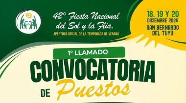 Fiesta Nacional del Sol y la Familia: abren la convocatoria para gastronómicos, artesanos y emprendedores
