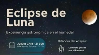 Eclipse de Luna total: una noche mágica de contemplación, caminata y astrofotografía en San Clemente del Tuyú