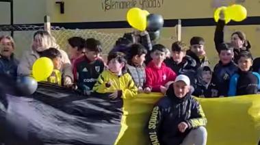 “No queremos dejar a los chicos sin jugar”: abrazo solidario al Club Las Toninas