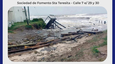 Convocan a una charla abierta para analizar la situación del frente marítimo de Santa Teresita