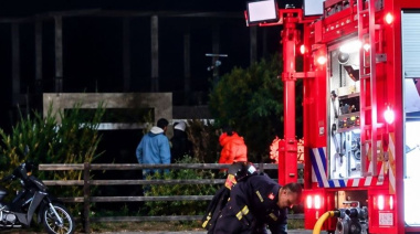 Principio de incendio en el Balneario Salvador Gaviota