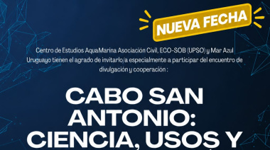Cabo San Antonio: ciencia, usos y conservación se realizará el 23 de septiembre en San Clemente