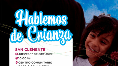 Invitan a charlar sobre crianza en el Barrio San Martín