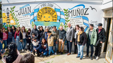 La Escuela Secundaria N° 3 de San Clemente homenajeó a Juan Muñoz con la imposición de su nombre
