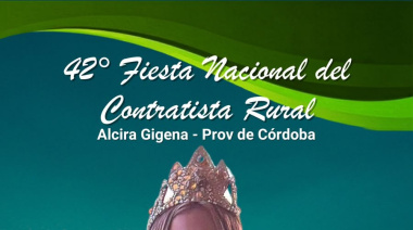 Morena Ortiz representará a Alcira Gigena en la 42ª Fiesta Nacional del Contratista Rural