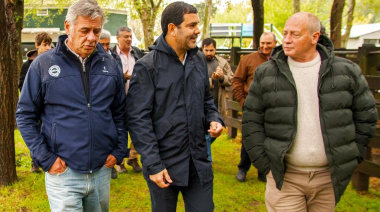 Por primera vez, el presidente de la Sociedad Rural Argentina participó de la apertura de la Expo Rural Dolores