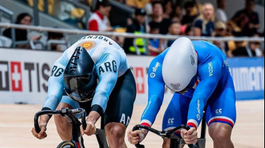 Lucas Vilar batió el récord argentino en el Mundial de Ciclismo de Pista