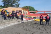 Rescate acuático en San Clemente del Tuyú: 'Un día muy atractivo y lleno de aprendizaje'