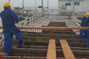 Avanza la refacción integral del muelle de Lucila del Mar