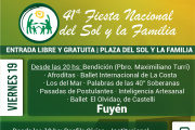 La Fiesta del Sol y la Familia presentó su grilla para el 19, 20 y 21 de diciembre