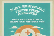 Se realizará en Santa Teresita un Taller de Rescate con tablas y RCP para víctimas de ahogamiento