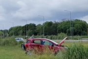 Cuatro heridos tras un choque en la rotonda de Avenida 58 en Mar del Tuyú