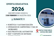 Abren las inscripciones para los cursos 2026 del Centro de Formación Laboral de La Lucila del Mar