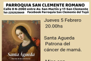 La parroquia San Clemente Romano invita a una semana especial de misas por la salud y la esperanza