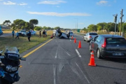 Dos vuelcos en la Ruta 11 marcaron el inicio del fin de semana largo