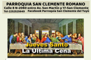  Última Cena y Adoración Eucarística en la Parroquia San Clemente Romano