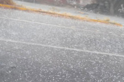 Granizo en San Clemente: caída leve y sin daños