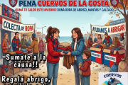 La Peña Cuervos La Costa lanzó la Campaña de Abrigo 2026