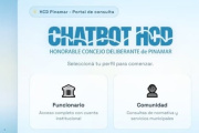 El Concejo Deliberante presentó el primer chatbot legislativo del país
