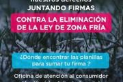 Juntan adhesiones para defender la Ley de Zona Fría