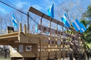 Robaron las banderas de la histórica carreta de la plazoleta José Carlos Cuadrado Cortes