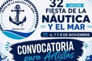 Abren la convocatoria para artistas de la 32° Fiesta de la Náutica y el Mar