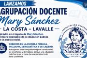 Nace la Agrupación Docente Mary Sánchez en La Costa y Lavalle