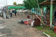 Retiraron puestos de venta instalados sobre la Ruta 63 en cercanías de Dolores