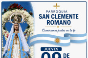La Parroquia San Clemente Romano invita a participar de sus celebraciones y actividades semanales