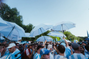 Mar de Ajó y Santa Teresita celebraron con una multitud el pase de Argentina a las semifinales del Mundial