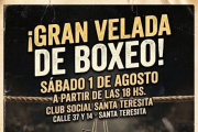 Gran velada de boxeo este sábado en el Club Social Santa Teresita