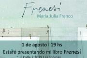 María Julia Franco presenta su nuevo libro, Frenesí, en Las Toninas