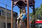 Emoción en Pavón: la procesión de San Cayetano se detuvo para recordar a Cristian