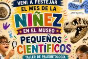 “Pequeños Científicos”: el Museo de Mar de Ajó celebrará el Mes de la Niñez con una tarde de ciencia y dinosaurios
