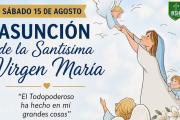 San Clemente celebra la Asunción de la Virgen María con dos Misas de Precepto