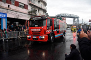 Bomberos de La Costa se sumaron al sirenazo nacional por fondos pendientes