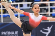 Con solo 10 años, Tiana Alanis se metió entre las mejores patinadoras del país