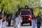 Santa Teresita celebra sus fiestas patronales con una procesión y misa central