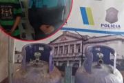 Detuvieron a un hombre acusado de robar dos garrafas de una vivienda