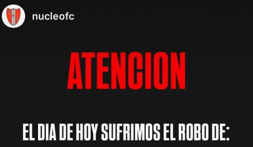 Robo al Club Núcleo FC