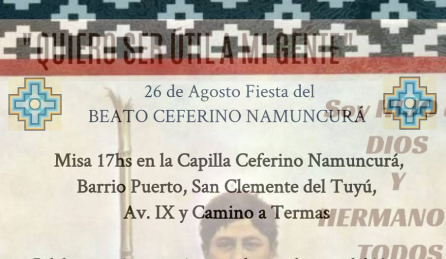 San Clemente celebra la fiesta del Beato Ceferino Namuncurá