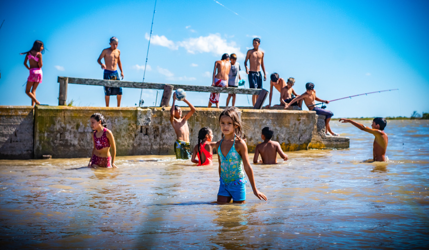 Jornada náutica para chicos y jóvenes en la Tapera de López