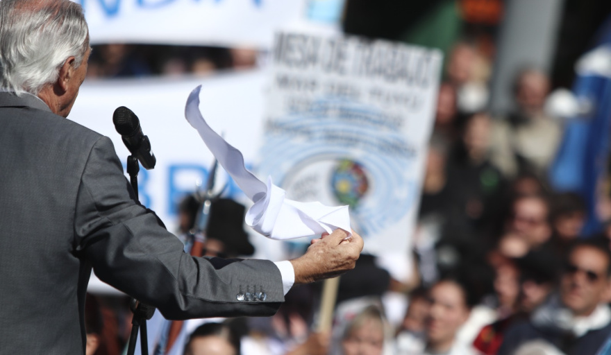 Juan de Jesús encabezó el acto por el Día de la Memoria en Santa Teresita