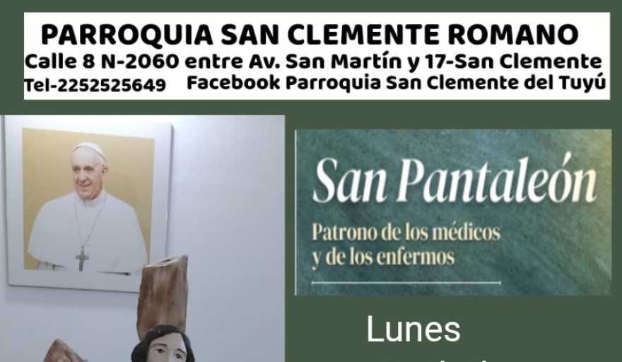 La Parroquia San Clemente Romano anuncia actividades especiales por el cierre de abril y el Día del Trabajador