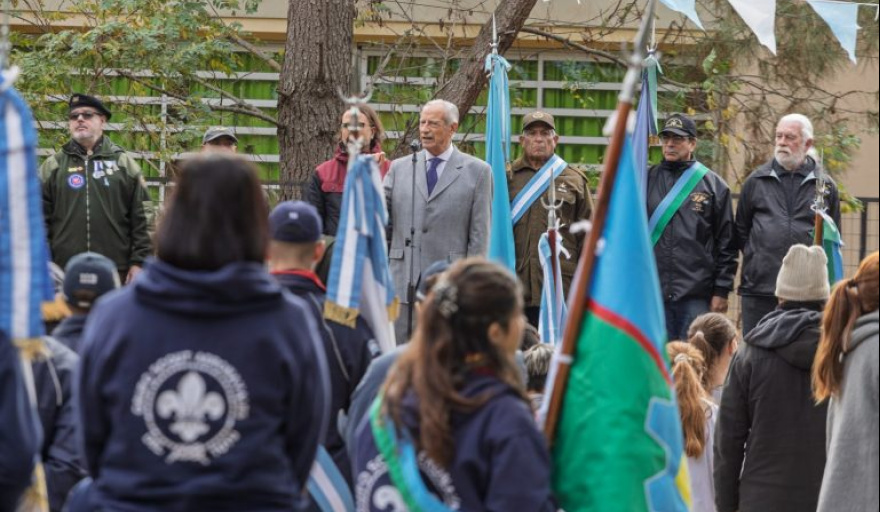 La Costa reafirmó su compromiso con la causa Malvinas en un emotivo acto en Aguas Verdes