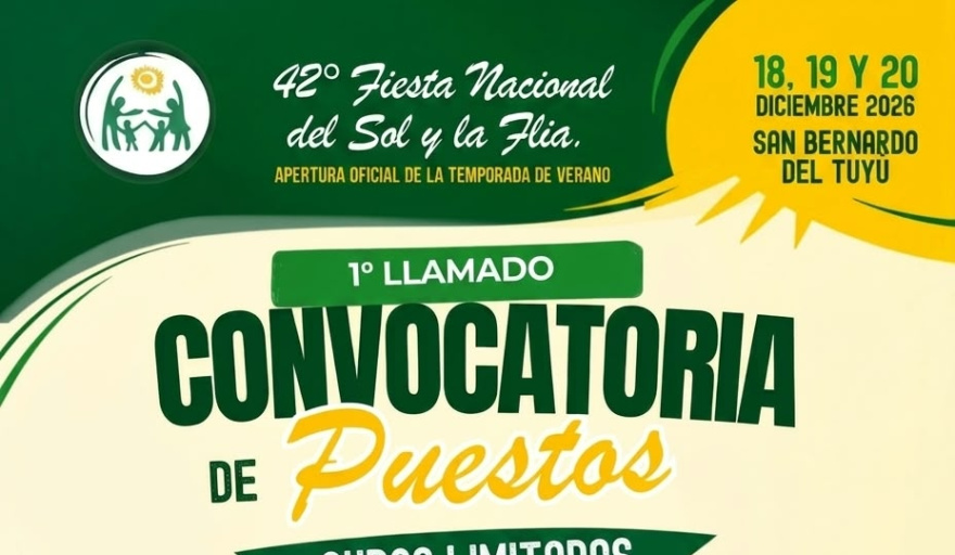 Fiesta Nacional del Sol y la Familia: abren la convocatoria para gastronómicos, artesanos y emprendedores