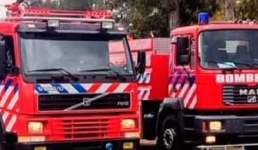 Santa Teresita: Bomberos Voluntarios intervino en la EES N.º 2 por una reacción de una sustancia química